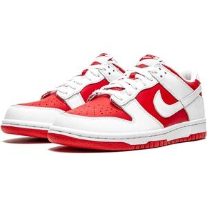 Nike Dunk Low University Red/ Total White.